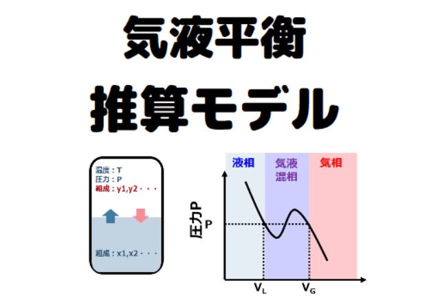 気液平衡】プラント設計で使用される気液平衡の推算モデルの解説